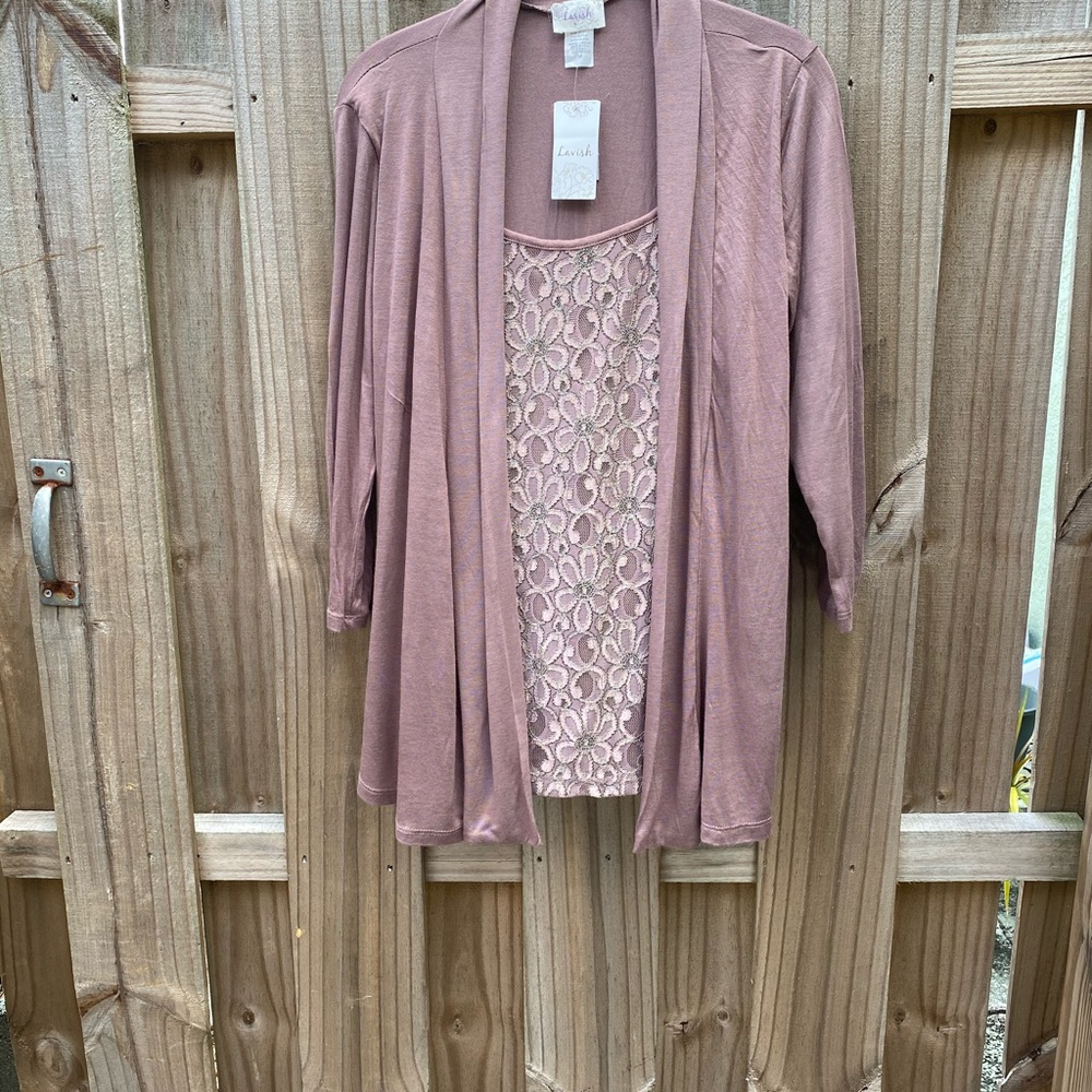 NWT LAVISH EGGPLANT COLORED